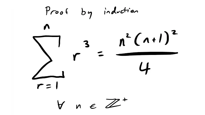 Sum of positive integer cubes: Proof by induction