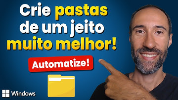 Crie PASTAS e SUBPASTAS no Windows AUTOMATICAMENTE!