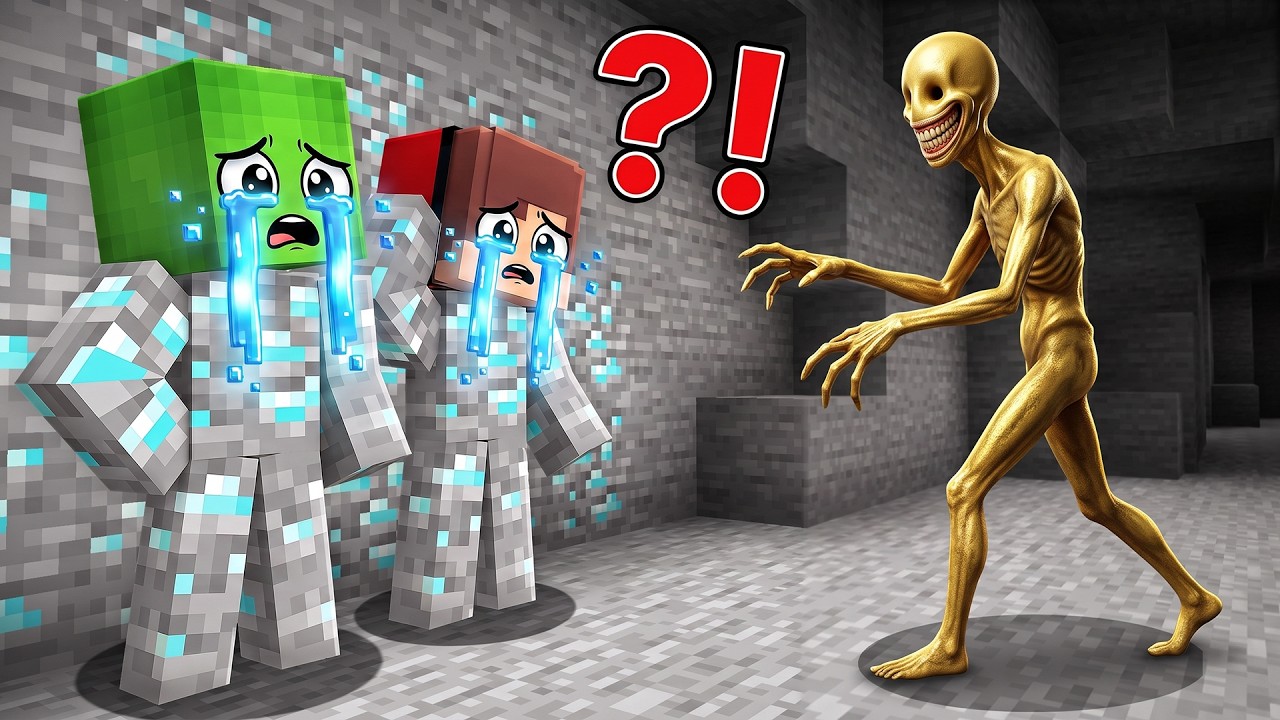 Zenichi and Mikey Hide from Verity Inside a Diamond!? [Minecraft