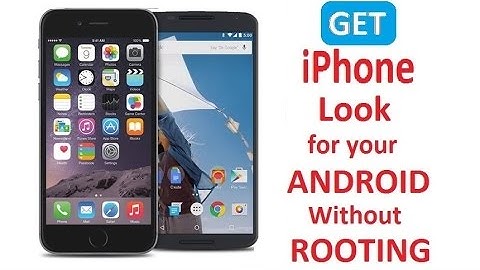 How to Get iPhone Look for Android without Rooting  | install iOS 10