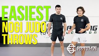 5 Easiest NoGi Judo Takedowns for BJJ w/ Keller Locke-Sodhi and Rhys Allan