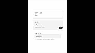 Input Field - JavaScript Component Example