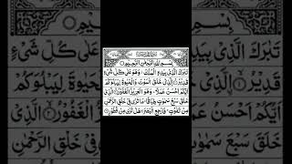 Surah Al Mulk shorts allah ytshorts youtubeshorts viral  quran views muhammad yt