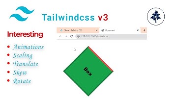 Tailwind CSS v3 Crash Course | #10 - How to Use  Animation and Transform in Tailwindcss | #tailwind