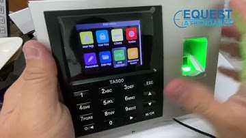 How to Restart Reset Fingertec TA500 New Version 2022 | Fingerprint Time Attendance Device