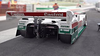 Zak Brown's personal 1990 Jaguar XJR-10 V6 twin-turbo engine sounds | Feat. Jaguar XJR-12 Gr. C V12