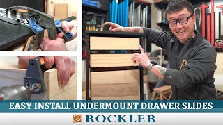 How to Install Undermount Drawer Slides in Furniture