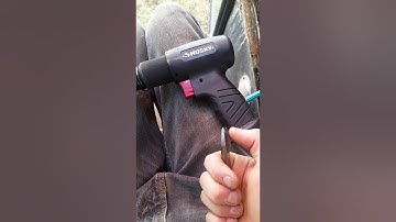 Removing rivets from bus ceiling