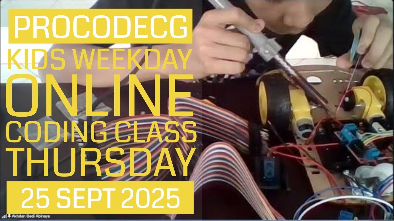 ProCodeCG Kids Weekday Coding Class - Thursday - 25 Sept 2025 - YouTube