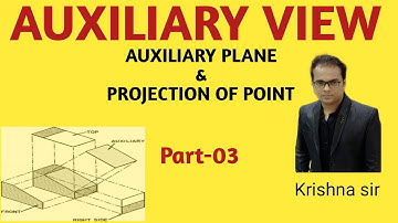 Auxiliary plane & Projection of point|| MechInfoKVsir #TMC