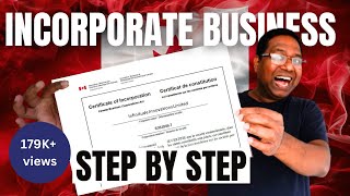 Registering A Corporation In Canada Under 30 Minutes | How To Register Business Canada |