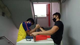A.R Arm-Wrestling (Side Pressure Table Practice)