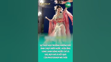 Sự thật hậu trường chụp ảnh dưới nước | TB TREND #shorts #tingiaitri #review