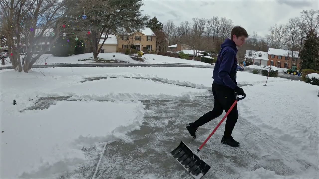 Snow Shoveling Time-Lapse