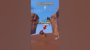 INVIS CHAINSAW ROTATION GLITCH in Fortnite Season 4😳 (Chapter 6) #fortnite #foryou #shortsfeed