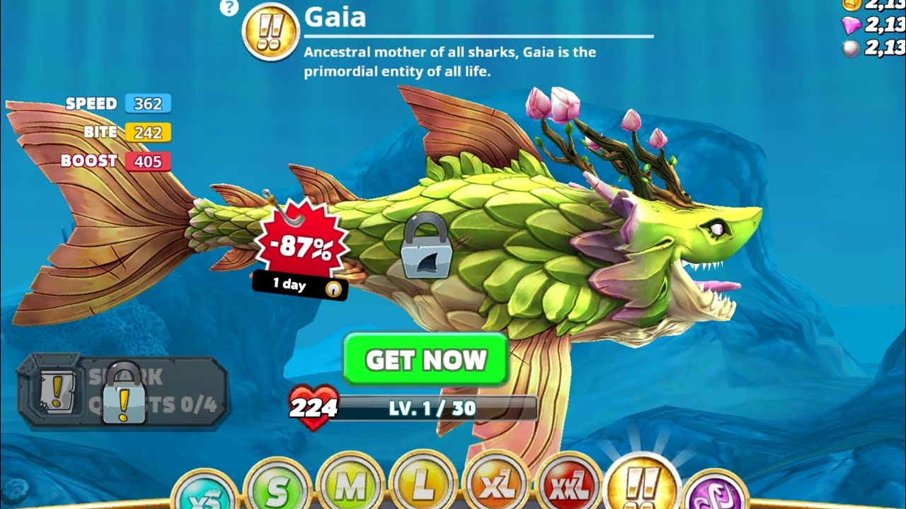 Gaia Shark GAMEPLAY HUNGRY SHARK WORLD KAIJU GAMER PH Updated