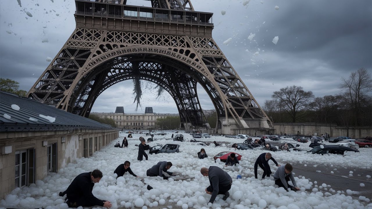 France Battles Deadly Storms and Hail! Thousands of Homes and Cars ...