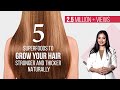 5 Superfoods to Grow Your Hair Thicker and Stronger Naturally