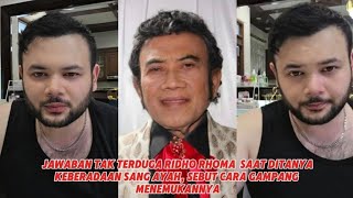 Viral Jawaban Tak Terduga Ridho Rhoma Saat Ditanya Keberadaan Sang Ayah Sebut Gdanang Ditemukan