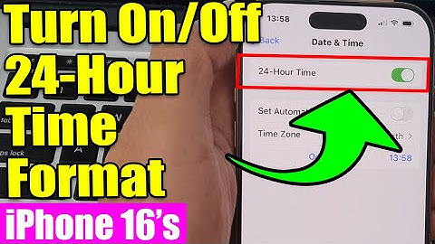 🕒 iPhone 16/16 Pro Max: How to Turn On/Off 24-Hour Time Format
