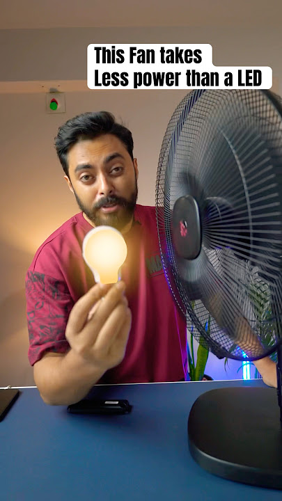 This Fan takes less power than a LED. Atomberg Renesa BLDC table Fan