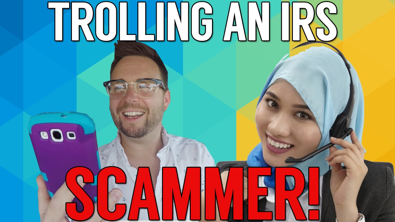 Trolling An Irs Scammer Youtube