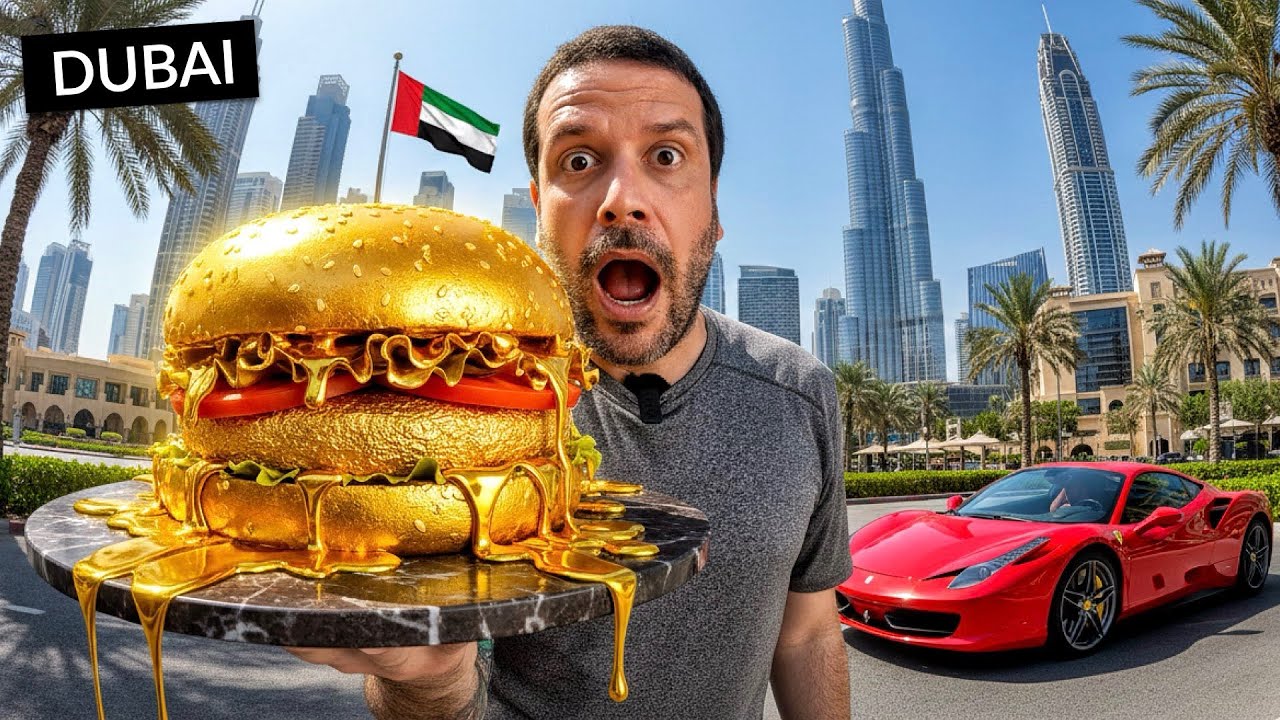 24 horas comendo de tudo em Dubai!! (do simples ao absurdo) 🇦🇪