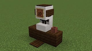 how to make a coffee machine in minecraft