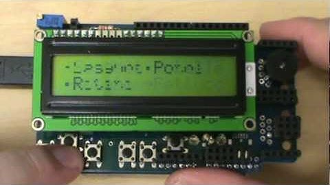 Phi_prompt select list item demo for Arduino Phi-2 shield 2X2 list