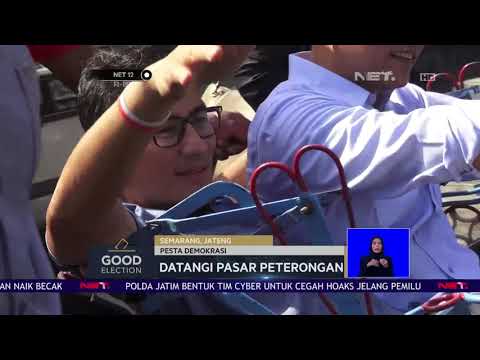 Para Pedagang Heboh Saat Sandiaga Uno Mengunjungi Pasar Peterongan-NET Para Pedagang Heboh Saat Sandiaga Uno Mengunjungi Pasar Peterongan-NET