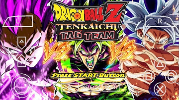Dragon Ball Super: Budokai Tenkaichi Tag Team Mod (PSP) - DBZ TTT MOD (PPSSPP)