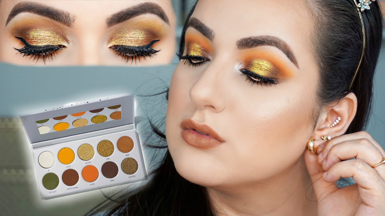 2 LOOKS Jaclyn Hill X Morphe ARMED AND GORGEOUS Eyeshadow Palette