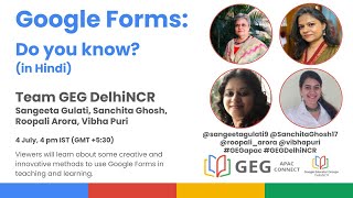 Google Forms : Do you know? || GEG DelhiNCR screenshot 3