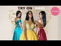 Try on haul  haul  jjshouse  robe de soire  accessoires