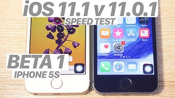 iOS 11.1 BETA 1 vs iOS 11.0.1 - SPEED TEST + Benchmark! (iPHONE 5S) #iOS111 #iOS1101 #IPHONE5S