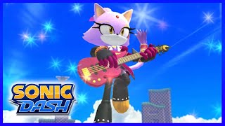 Sonic Dash - Bassist Blaze Gameplay Showcase screenshot 2