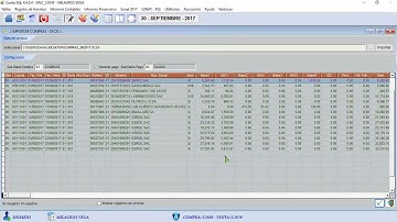 Compras - Importar desde Excel
