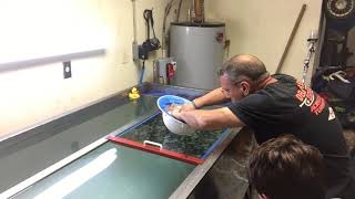 Hydro dipping hard hat