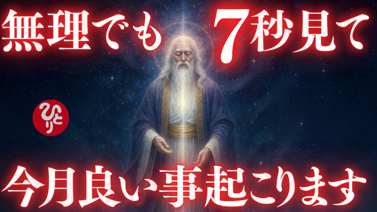 【斎藤一人】※無理でも7秒※奇跡の言霊※“天之御中主神”が降臨し人生が激変！一生守られる秘密とは？「悩み即菩提」