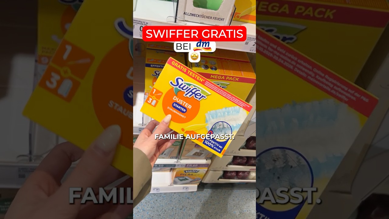 SO kannst du Swiffer GRATIS testen! #mydealz #swiffer #gratis