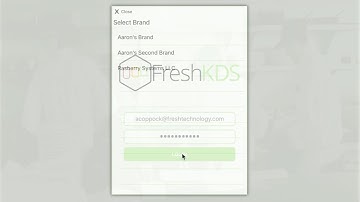 Fresh KDS 2.0 - Demo