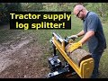 #18 Tractor Supply County Line 25 ton log splitter!