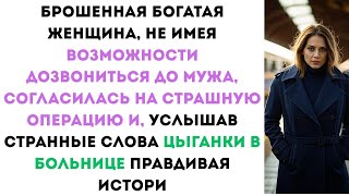 Были и брошенные богатые женщины, не ожидавшие своего мужа, если бы не страшная операция...