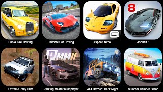 Bus & Taxi Driving Simulator,Ultimate Car Driving,Asphalt Nitro,Asphalt 8,Extreme Rally SUV Simulato screenshot 3