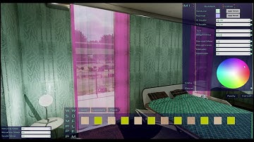 Trinity Building Editor, Curtains repainting, New Building mechanics, #Gameplay, UE5, #indiegame