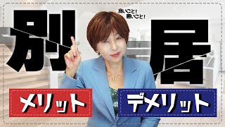 別居 の メリット ・ デメリット とりあえずの別居が大惨事になることも【 夫婦問題 カウンセラー 岡野あつこ 】