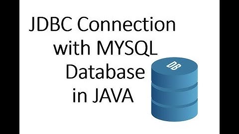 How to create connection with MySql database in Java