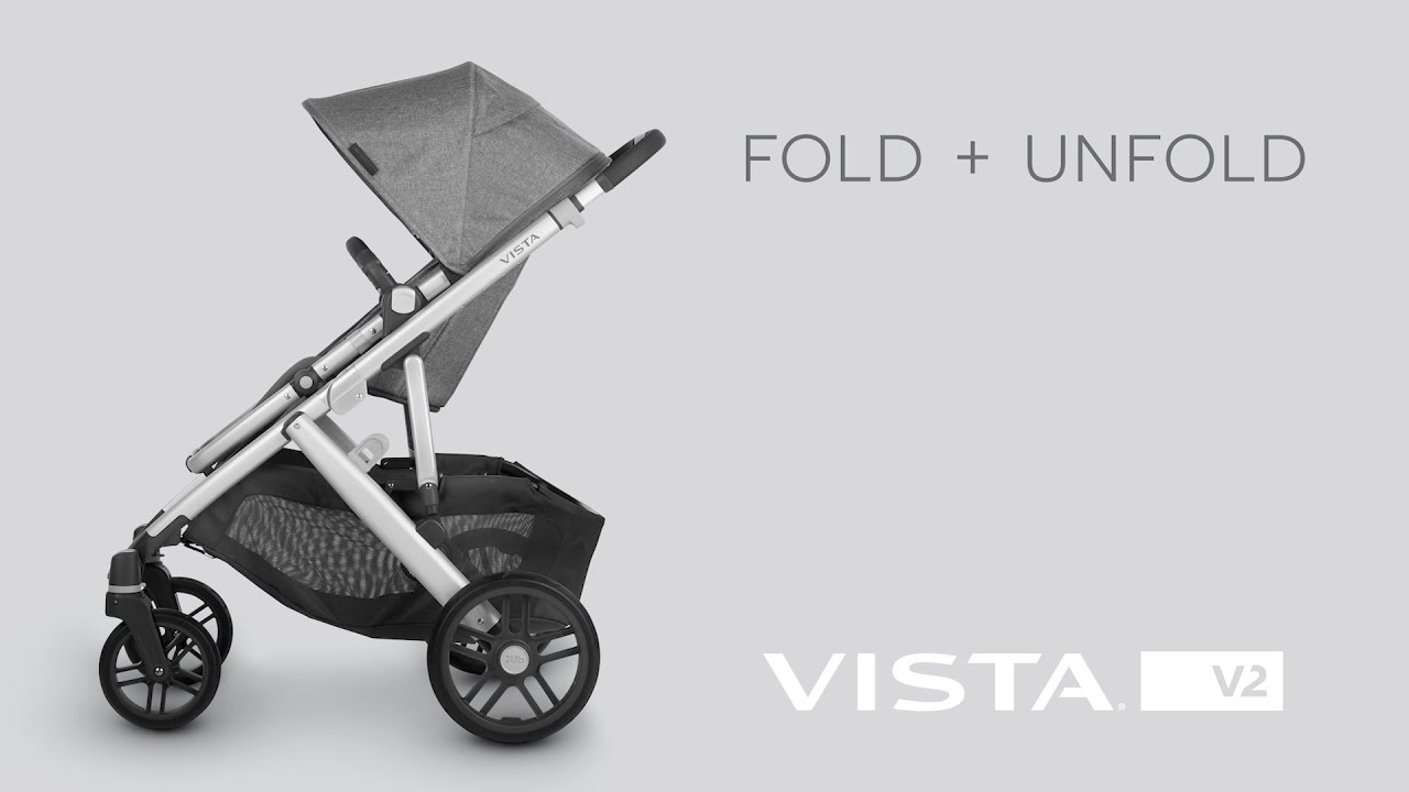 how to collapse a uppababy stroller