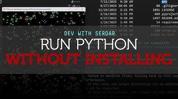 Use UV to run Python packages and programs without installing