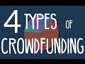 The 4 types of crowdfunding